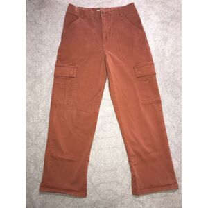 Bagatelle Collection Pants Womens 6 Orange Cargo Utility‎ Pockets Straight Leg